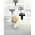 thumbnail image 2 of Ashley Norton MT3884-038-MSB Helios 1-1/2" Round Luxury Solid Brass Disc Diamond Knurled, 2 of 2