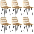 thumbnail image 2 of vidaXL 7 Piece Garden Dining Set Poly Rattan, 2 of 5