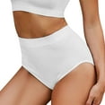 thumbnail image 4 of Gkeoshab Period Underwear for Women Underwear for Women Cotton Women's High Waisted Pure Cotton Ribbed Underwear Fashionable Panties Stretch Cool Underwear for Women, 4 of 4