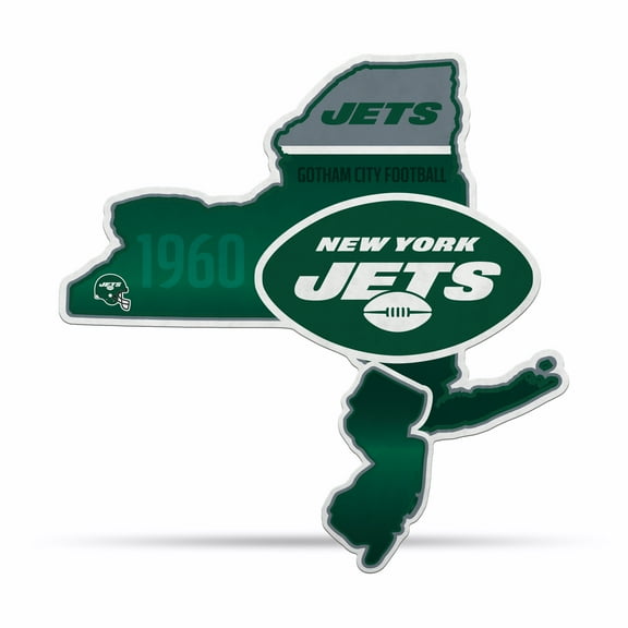 New York Jets Pennant State Shape 18 Inch Soft Felt