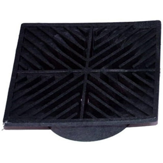 Rejilla de desagüe cuadrada NDS 04 de plástico de 15 cm