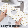 thumbnail image 6 of Sikiie Gold Rabbit Splash Guard for Sink Faucet-1 PC Super Absorbent Fast Drying Mat Sink Gadgets-Splash Guard for Kitchen, Sink Mat, 6 of 7