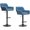 Bleu Foncé, variante sur HOMCOM Tabourets de Bar Réglables, Ensemble de 2, Tabourets de Bar Pivotants Capitonnés en Tissu