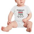 thumbnail image 2 of Not Only Am I Perfect, I'm Hungarian Too! Cute Baby Bodysuit Newborn Clothes Outfits (White, 0-3 Months), 2 of 5