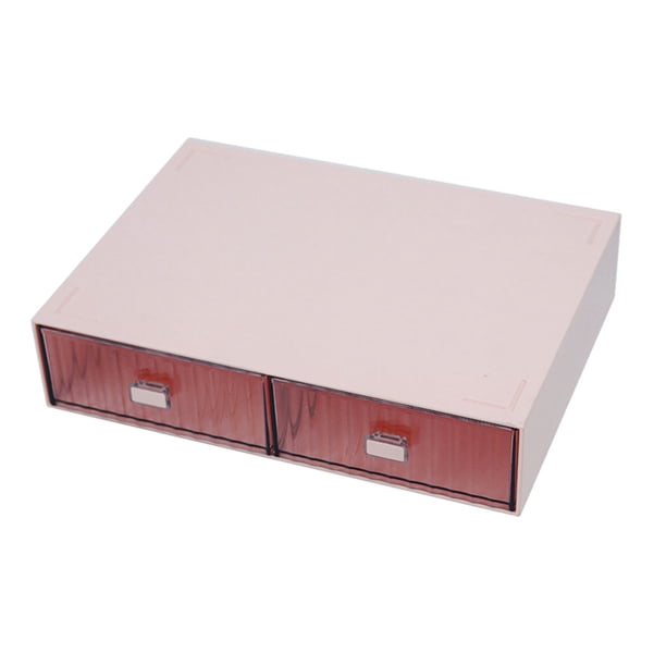 Matsuzay Caja de almacenamiento apilable con borde para una fácil clasificación y un exquisito organizador de papelería para manualidades, Type2 NO2