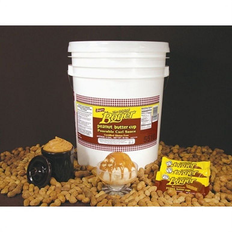 Boyer Peanut Butter Curl Sauce, 45 Lb