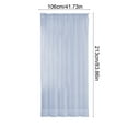 thumbnail image 3 of Xecvkr Sheer Curtain Panel Semi Transparent Gauze Rod Pocket Window Treatment for Living Room Bedroom Balcony Modern Decorative Privacy Filtering Light 41.73 x 83.86 Inches Navy, 3 of 6