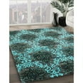 thumbnail image 3 of Ahgly Company Machine Washable Indoor Rectangle Contemporary Green Area Rugs, 5' x 7', 3 of 7