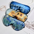 thumbnail image 4 of Van Gogh Printed Eye Mask Sunflower Shade Sleeping Eye Mask Vintage Portable High-Value Eye Masks, 4 of 4