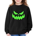 thumbnail image 6 of Mercatoo Boys Girls Pullover Halloween Crewneck Long Sleeve Pumpkin Graphic Printed Sweatshirt Loose Warm Tops, 6 of 6