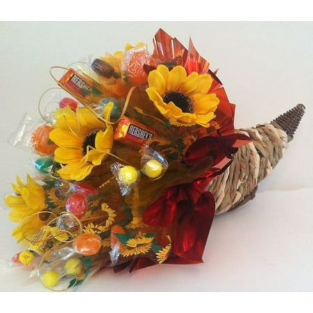 Hugs Lollipop Bouquet - Fall Harvest Candy Bouquet