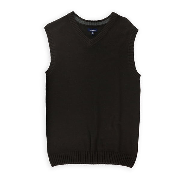 Chaleco clásico Croft&Barrow para hombre color marrón pequeño