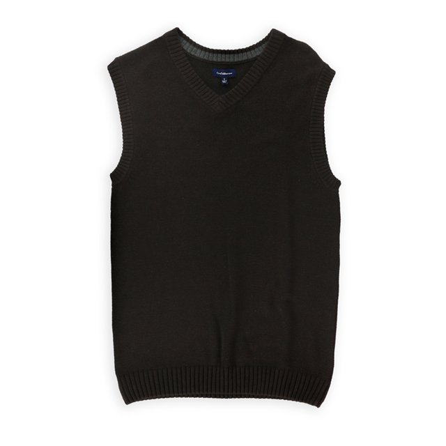 Chaleco clásico Croft&Barrow para hombre color marrón pequeño