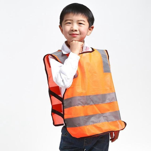 Chaquetas con chaleco reflectante sin para niños Perfecl naranja 42x47x5cm