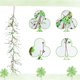 thumbnail image 4 of Decoraciones para el Día de San Patricio, Accesorios para el Día de San Patricio, Regalos para el Día de San Patricio. Guirnalda de tréboles verdes y bayas de 1,5 metros para el Día de San Patricio. R, 4 of 7