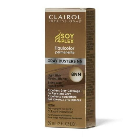 Clairol Soy4Plex LiquiColor Permanent Hair Color [8NN Light Rich Neutral Blonde] * BEAUTY TALK LA *