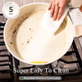thumbnail image 3 of Juego de utensilios de cocina CAROTE White Granite Induction, 11 piezas, antiadherentes, 3 of 8
