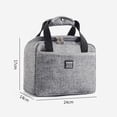 thumbnail image 3 of Cheers.US Insulated Lunch Box for Men Women Leakproof Cooler Bag Reusable Lunch Tote Bag Adult Lunch Pail Thermal Lunch Boxes Bento Lunch Box Bag, 3 of 7