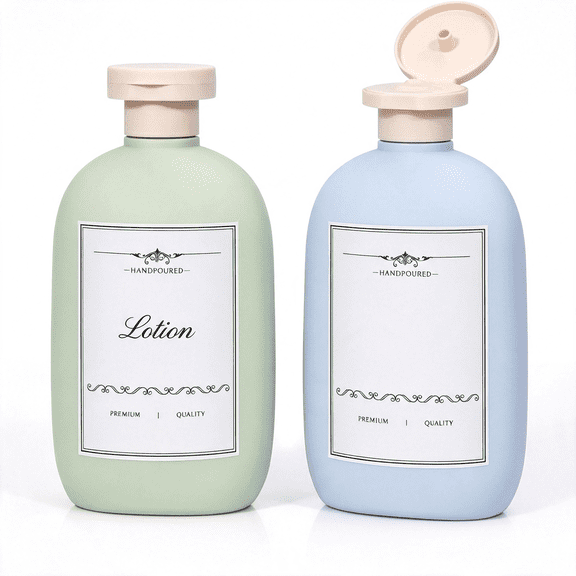 BPPEG 8.8Oz Refillable Empty Plastic Squeeze Bottles,2 Pcs Leak Proof Squeeze Containers with Flip Cap,Travel Bottles for Shampoo,Conditioner,Lotion,Toiletries,Body Wash