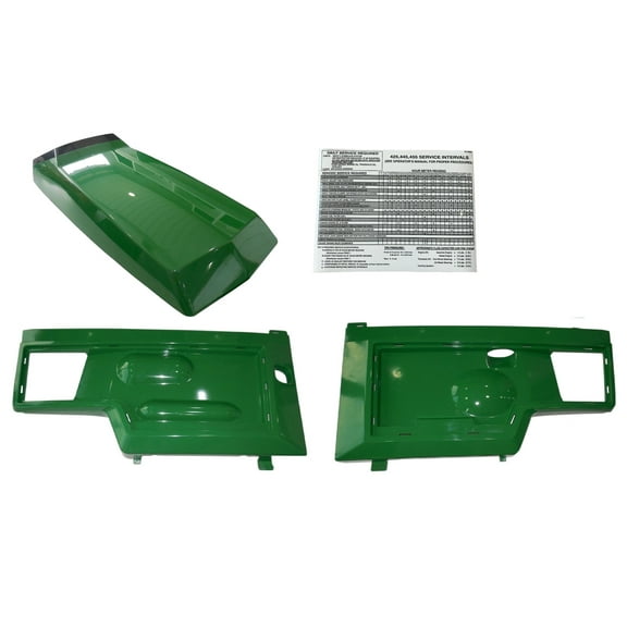 New Hood and Side Panels Replace AM128986 AM128983 AM128982 Fits John Deere 425 445 455