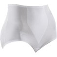 thumbnail image 2 of Women's Bali X710 Jacquard Tummy Panel Shaping Brief Panty - 2 Pack (White/White 2X), 2 of 2