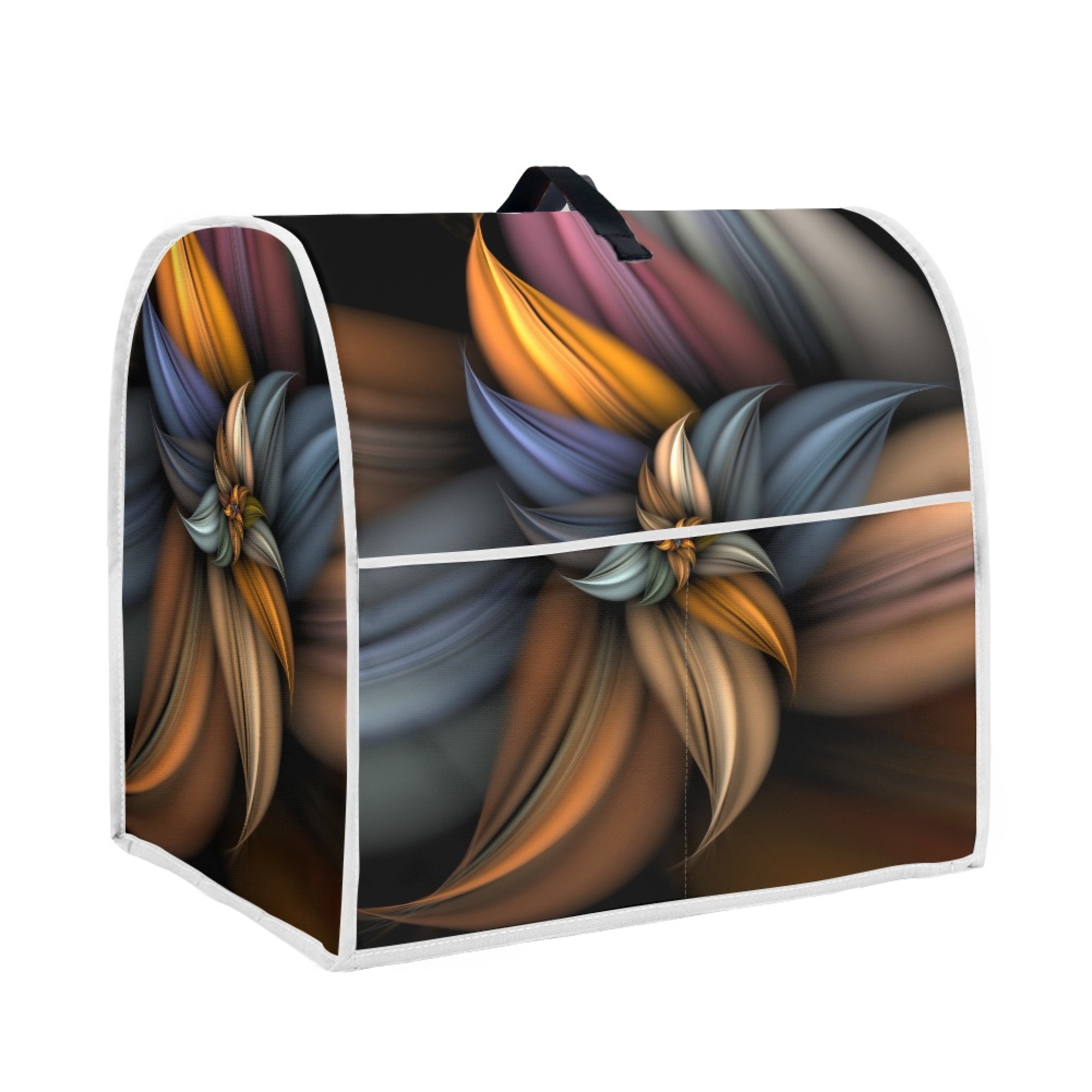 NETILGEN Retro Flowers Blender Covers AntiGrease Blender Dust Covers