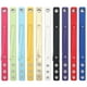 thumbnail image 1 of 10 pulseras de cuero finas, brazaletes de cuero de colores, pulseras para hacer tú mismo., 1 of 8