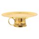 thumbnail image 2 of Golden Iron Fruit Plate Snack Holder For Kitchen And Dining Room Displaying Desserts 1Pack, 2 of 5