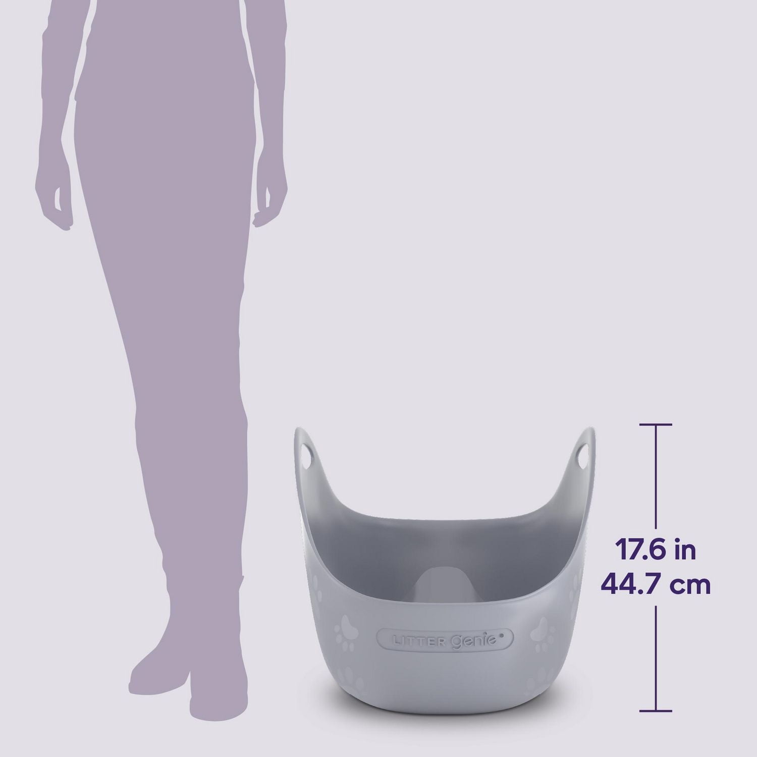 Bac à litiere Litter Genie Confort pour le chat et nettoyage facile