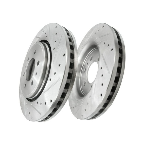 Front Drilled Slotted Disc Brake Rotors For 2014-2020 Ford F-150