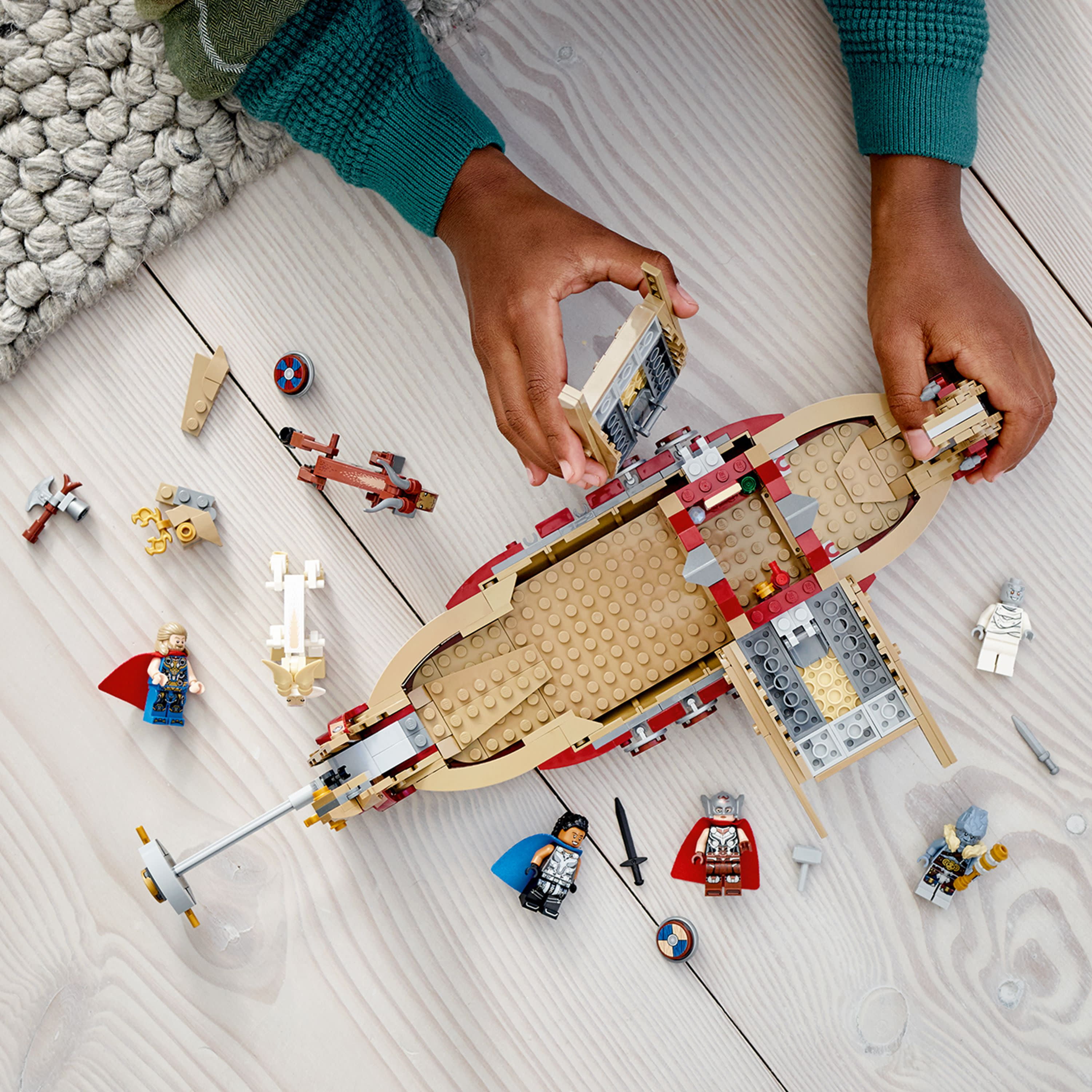 Max💫Marvel on X: #ThorLoveAndThunder #LEGO The Goat Boat building set  includes a Viking ship named after Aegir, the Asgardian God of the Sea.   #Thor #LoveAndThunder #MarvelStudios #Marvel  #marvelcomics