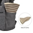 thumbnail image 3 of Tirrinia Women Floppy Straw Sun Hat Wide Brim Striped Beach Cap Foldable, 3 of 6