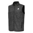 thumbnail image 2 of Men's-Antigua  Heather Black Chase Elliott Fortune Full-Zip Vest, 2 of 3