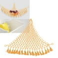 thumbnail image 4 of Stuffed Animal Storage Net, Durable Toys Storage Hammock Cotton Rope Easy To Install With Mounting Accessories For Home Autumn Yellow, 4 of 8