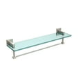 thumbnail image 2 of Montero Collection 22 Inch Glass Vanity Shelf with Integrated Towel Bar, 2 of 5