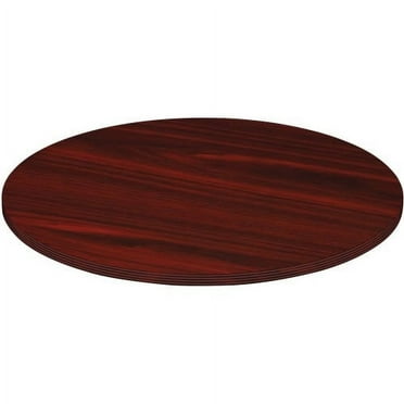 Lorell Chateau Conference Table Top 48" - Reeded Edge - Finish: Mahogany Laminate