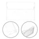 thumbnail image 2 of GOOHOCHY Estuche de plástico transparente para guardar casetes de audio, 2 unidades, soporte para grabación de voz en blanco, para el hogar y la tienda., 2 of 7