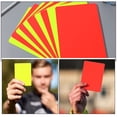 thumbnail image 4 of BRIGHTFUFU 12Pcs Soccer Cards Packs PVC Yellow for Instructors Basketball Games, 4 of 7