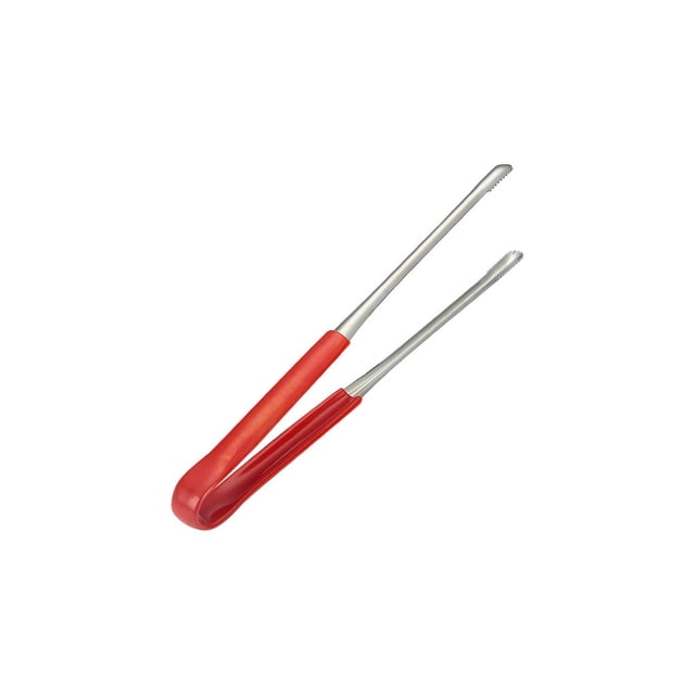 Yuarrent Pinzas largas para barbacoa, mango antideslizante, abrazadera para barbacoa frita de acero inoxidable, espátula para pan, Clip para comida y Cocina y Comedor 9 pulgadas/23.5 cm Yuarrent HA080416-02