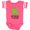 Football Pink and White, variant on Inktastic My Uncle Loves Me Frog Boys or Girls Baby Bodysuit