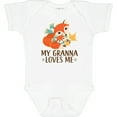 thumbnail image 3 of Inktastic Granna Loves Me Woodland Fox Boys or Girls Baby Bodysuit, 3 of 5