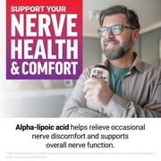 Force Factor Daily Relief Nerve Support Soft Chews with Alpha Lipoic Acid & B Vitamins, 30 Mixed Berry Flavor