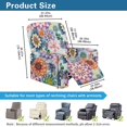thumbnail image 6 of Yuyamidu Boho Recliner Covers That Stay in Place Washable Reclining Chair Covers 4 Pieces Easy to Install Lazyboy Covers Couch Chair Cover for Living Room Gift for Holiday, 6 of 8