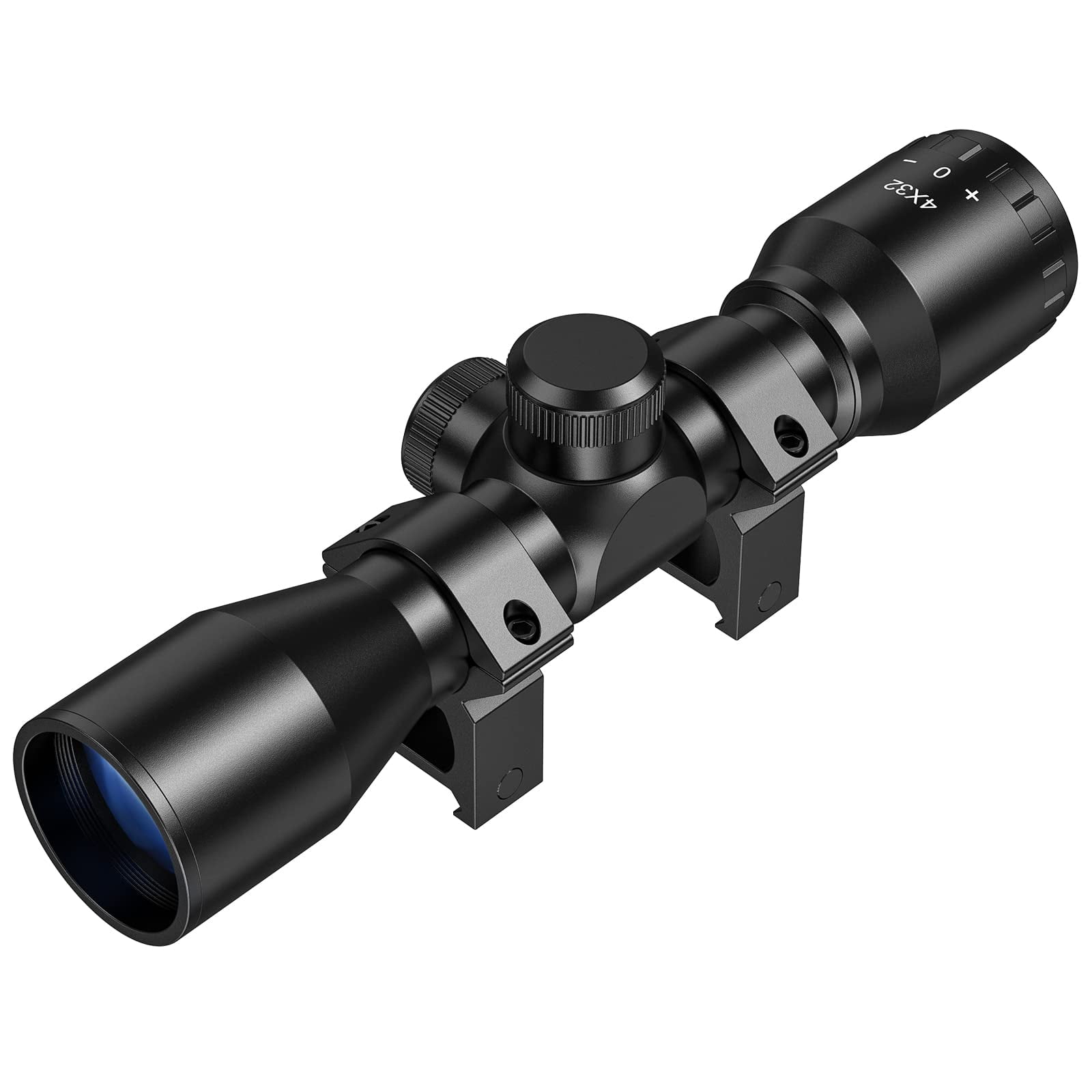 CVLIFE 4x32 Scope Crosshair Optics Hunting Airsoft（Upgrade） with 20mm Rail Mount