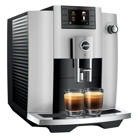 JURA - E6 Espresso Machine with Easy Cappuccino Function - Platinum