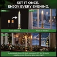 thumbnail image 6 of Tupkee Flickering LED Window Candles Set of 2 Battery-Operated Flameless Christmas Candles with Flickering Flame & Timer for Holiday Window & Home Decoration, 6 of 7
