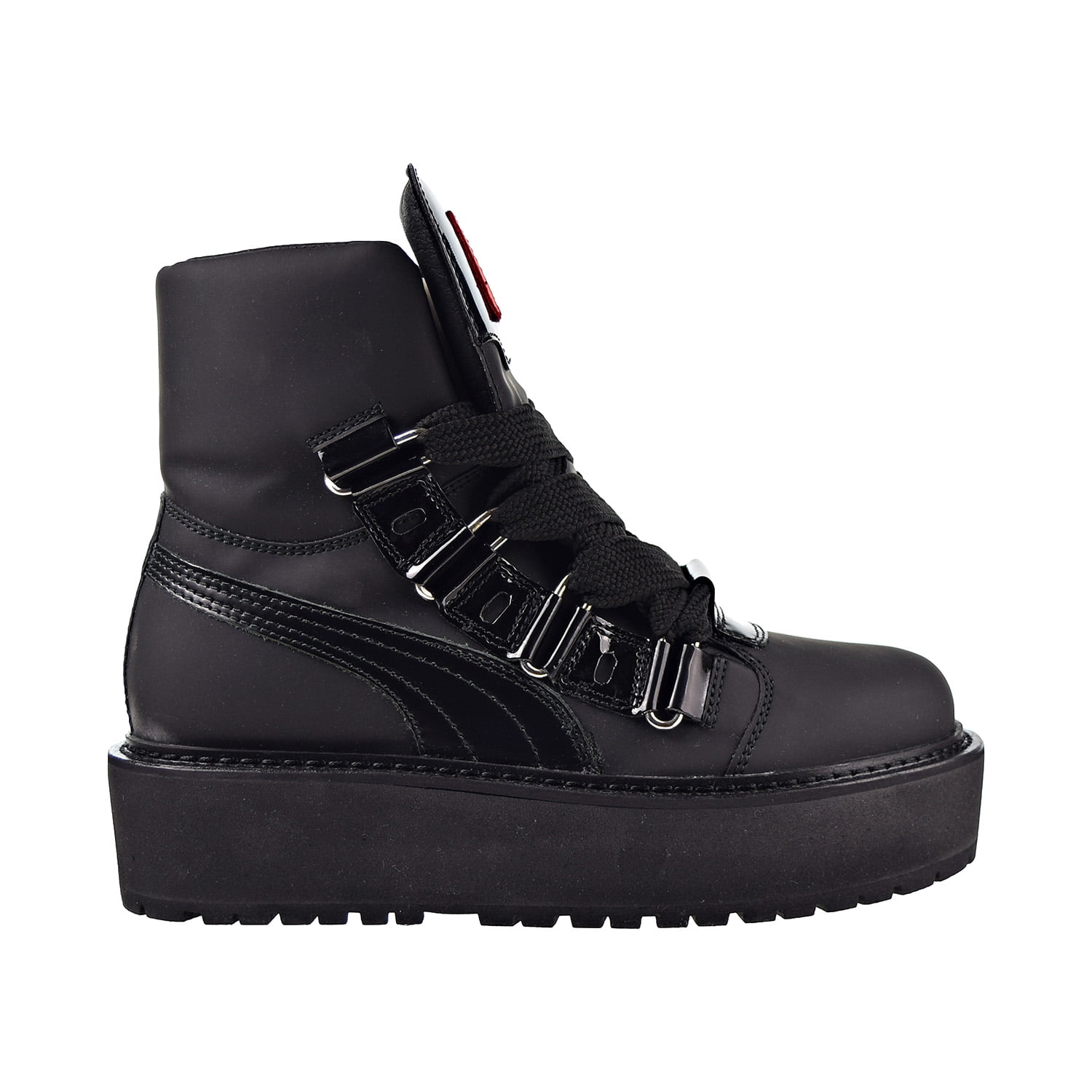 dedo frase Suave Puma Fenty By Rihanna Men's Platform Sneaker Boots Puma Black 363040-01 -  Walmart.com
