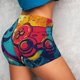 thumbnail image 4 of Fotbe Gaming Shorts Sin Costuras – Shorts Deportivos de Cintura Alta para Mujer, Elásticos para Gimnasio, Yoga, Running o Ciclismo-Small, 4 of 8