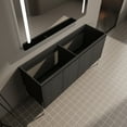 thumbnail image 5 of LiviNest 60" Freestanding Bathroom Vanity: Modern Storage Cabinet with Soft Close Doors & Dark Oak Finish - Water Resistant Plywood Design for Home Renovation & DIY Assembly (KD), 5 of 6
