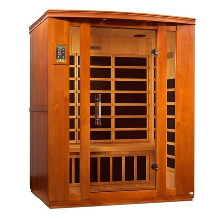 Dynamic Saunas Bellagio 3-Person Low EMF Far Infrared Sauna, Honey